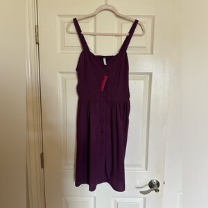 Xhilaration summer dress plum purple M- NWT
